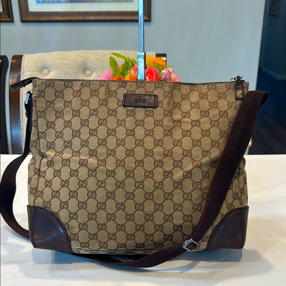 Authentic Gucci Brown Shoulder/Crossbody Bag - Picture 1 of 15